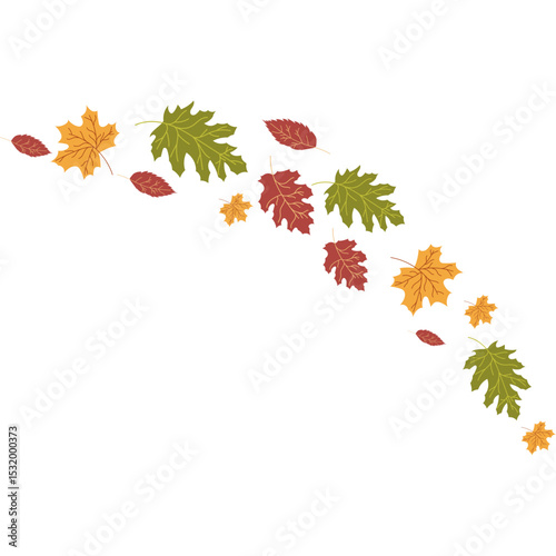 Autumn Leaves Falling