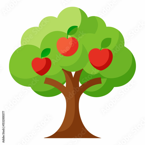 tree with apples