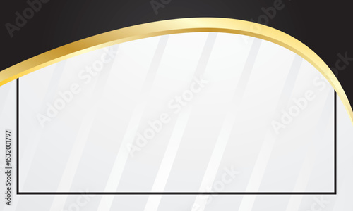 Black golden certificate background design