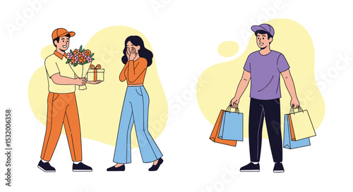 Celebrating Special Moments Exploring the Joy of Receiving Flowers Gifts and Shopping Trips