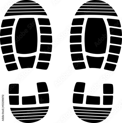 Human Footprint Illustration
