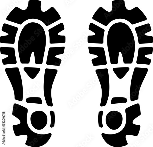 Human Footprint Illustration