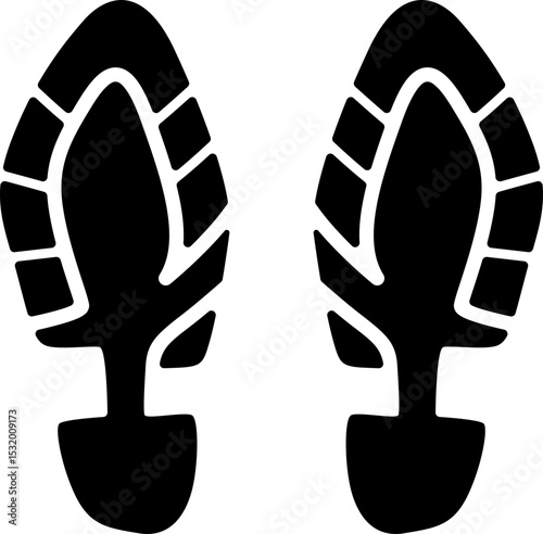 Human Footprint Illustration