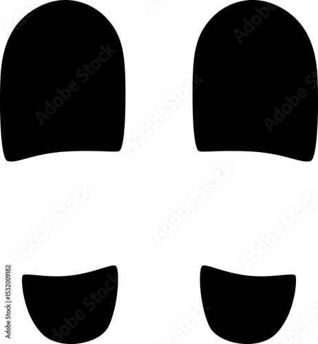Human Footprint Illustration