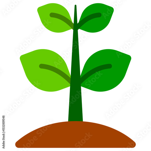 plant flat icon