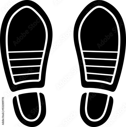 Human Footprint Illustration