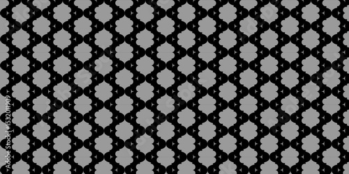 Seamless pattern with geometric shape. Black and White Geometric Pattern Background .