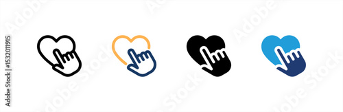 Testimonial icon set multiple style collection. Vector illustration.