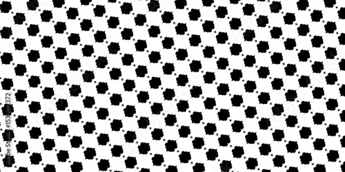 Seamless pattern with geometric shape. Black and White Geometric Pattern Background .