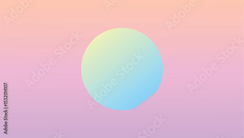 Pastel gradient background with a soft circular shape for modern graphic design