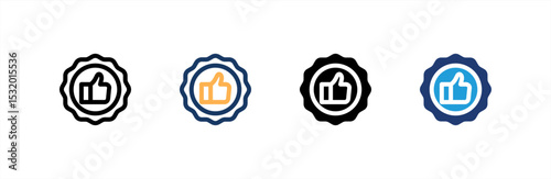 Best Seller icon set multiple style collection. Vector illustration.