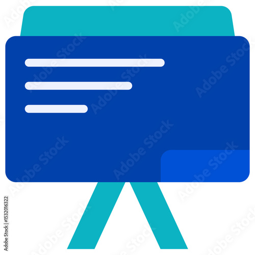 blackboard flat icon