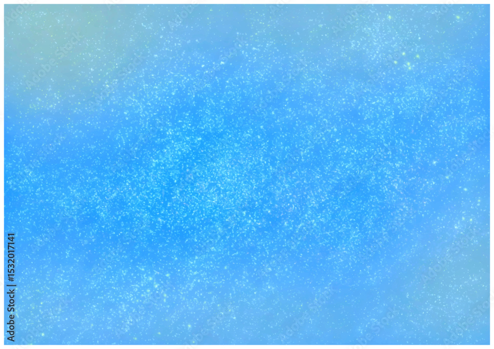 Obraz premium 明るい細かいキラキラの背景（青）