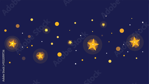 Sparkling festive bokeh light design illustration with transparent effect for holiday themes