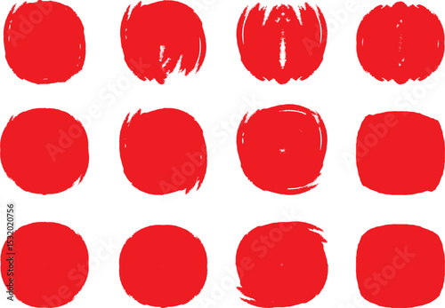 red set brush stroke shaped like a bold arc Red set paint stroke, ink brush, strokes, brushes, lines, frames, box, grungy. Grungy brushes collection. stroke paint boxes on white background.different