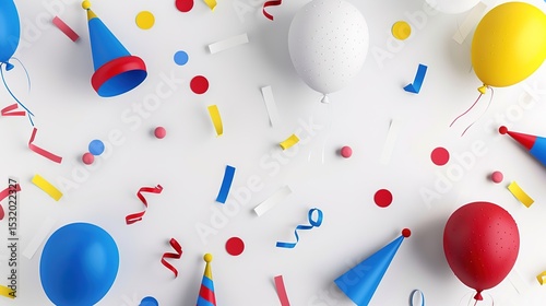 Celebration Background: A white background with subtle shadows, featuring a minimalist design. Perfect for birthdays, graduation ceremonies, or any other joyous occasions.