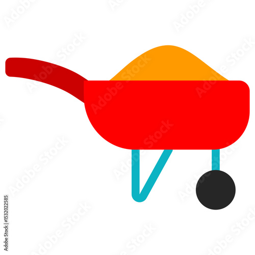 barrow flat icon