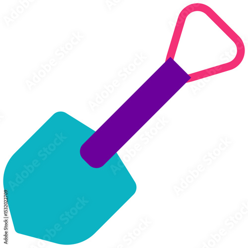 shovel flat icon
