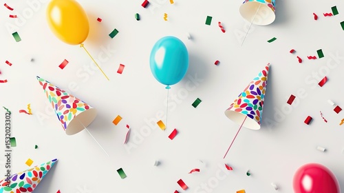 Celebration Background: A white background with subtle shadows, featuring a minimalist design. Perfect for birthdays, graduation ceremonies, or any other joyous occasions.