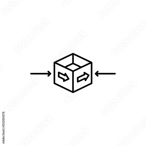 Illusion box transforming with magical shape-shifting aura