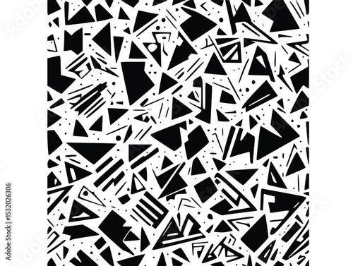 black and white seamless pattern