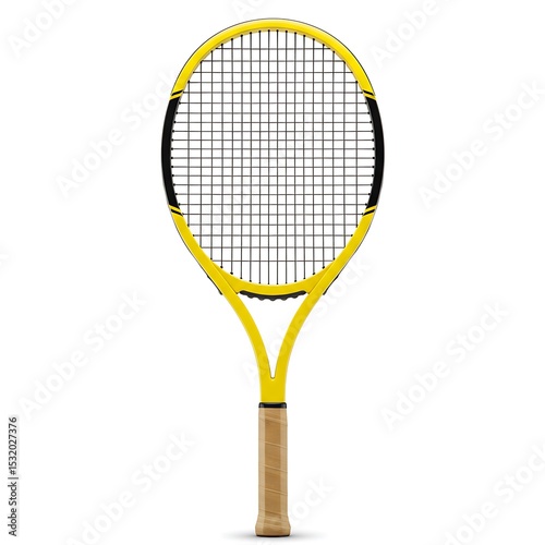 tennis racket isolated on a white background