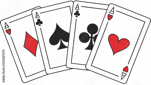 A winning royal flush of spades and poker chips on a table, ready for a high-stakes casino game