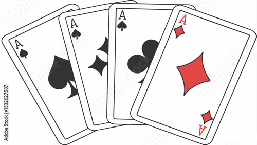 A winning royal flush of spades with playing cards and casino chips isolated on a black background, representing the ultimate luck in poker gambling