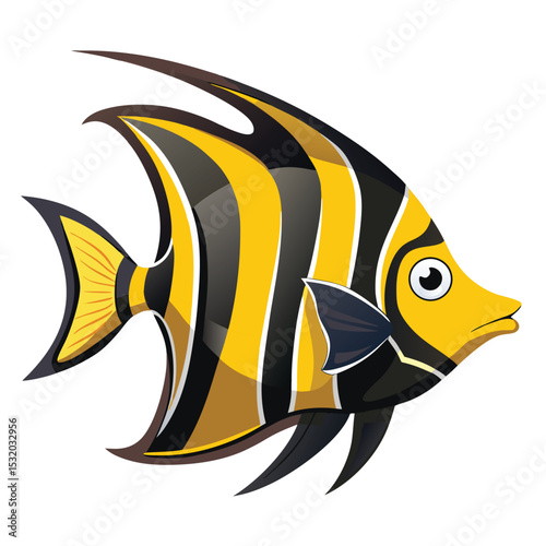 Angelfish vector art