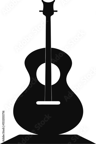vector illustration of guitar
