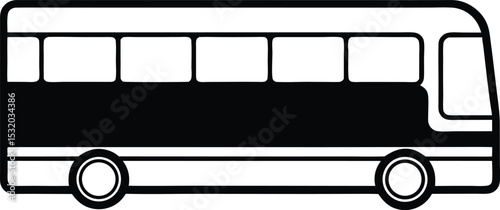 vector illustration of a bus