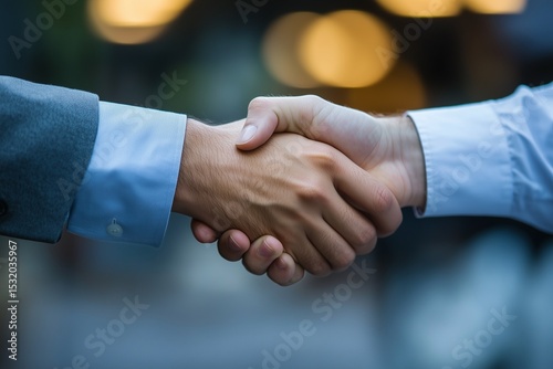 handshake between two businessmen