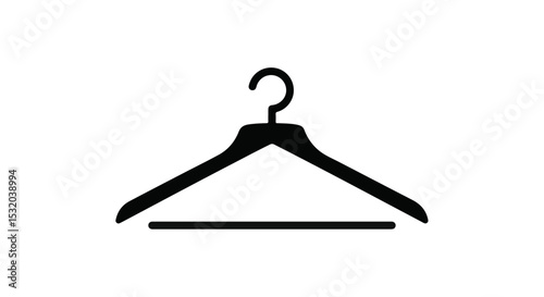 A Minimalist Hanger Silhouette.