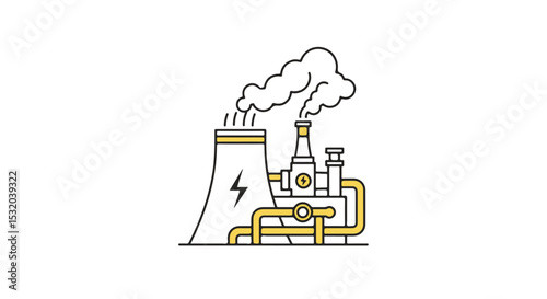 Nuclear Power Plant illustration