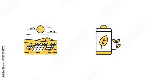 Solar panel technology concept image.