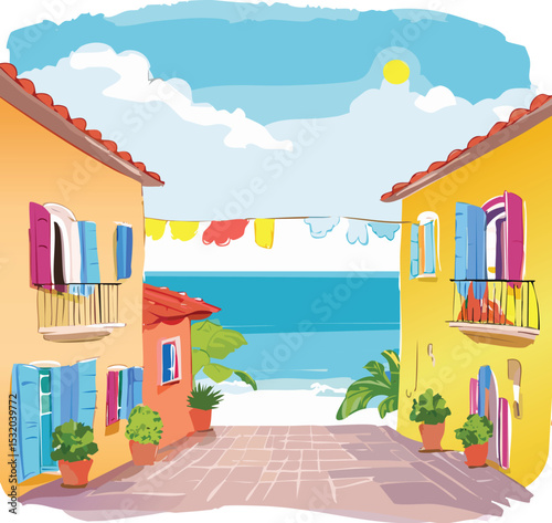 Mediterranean town