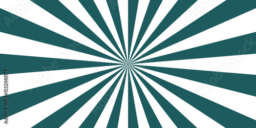 Abstract explosion with Sun ray radial beam sunrise. Funky ray elements, circle motifs. Sunset light retro design. white and blue twisted swirl. Spiral radial striped backdrop design.