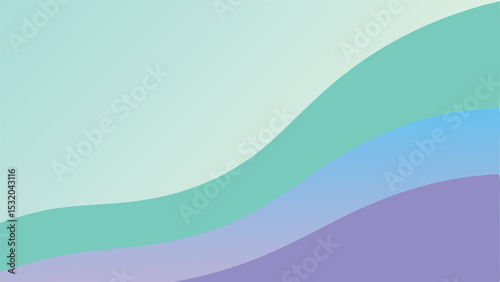 Abstract pastel wavy background gradient graphic design with transparency for various projects