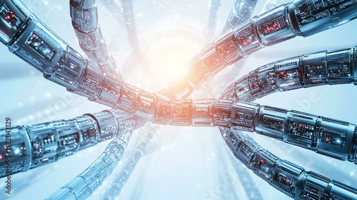 Robotics manufacturing automation advanced industrial processes in high-tech environments