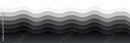 Layered Gradient Waves – Minimalist Abstract Composition