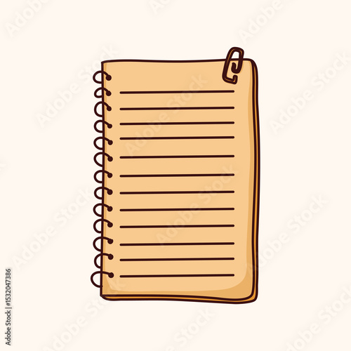 notebook and pencil