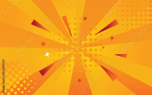 Dynamic radial burst background, perfect for promotions, sales, announcements, or any design needing a lively and attention-grabbing backdrop
