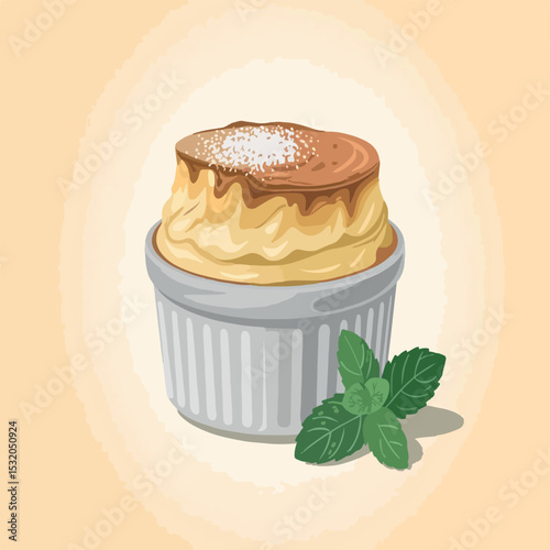 food, dessert, cake, baked, white, sweet, breakfast, muffin, ramekin, meal, pastry, cheese, baking, pie, snack, souffle, prepared dish, cream, brown, bread, homemade, closeup, fruit, fresh, delicious