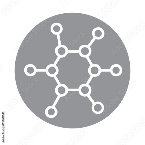 abstract molecule structure
