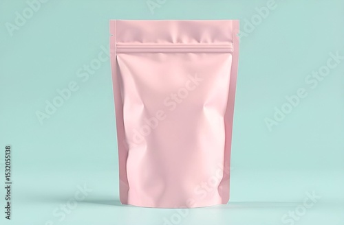 Blank craft plastic pouch, black packages big and small on white background, mylar bags isolated for coffee or food, cosmetic products, snack, candy. Different sizes, mock up. white background.
