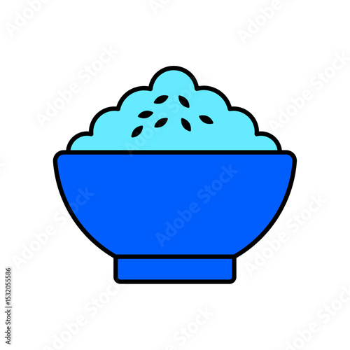 Icon a rice, isolated against a clean background.