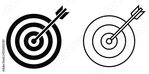 Iconic bullseye targets representing focus and precision in various activities and sports