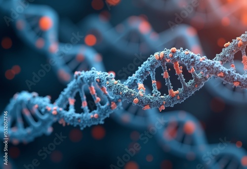 Reproduction of DNA Structure Art