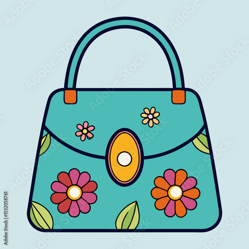 simple one Stylish Handbags with Floral and Solid Designs