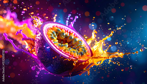 Vivid passion fruit